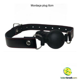 Mordaça plug 6cm