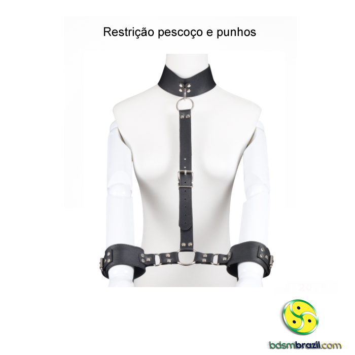 Restrição pescoço e punhos
