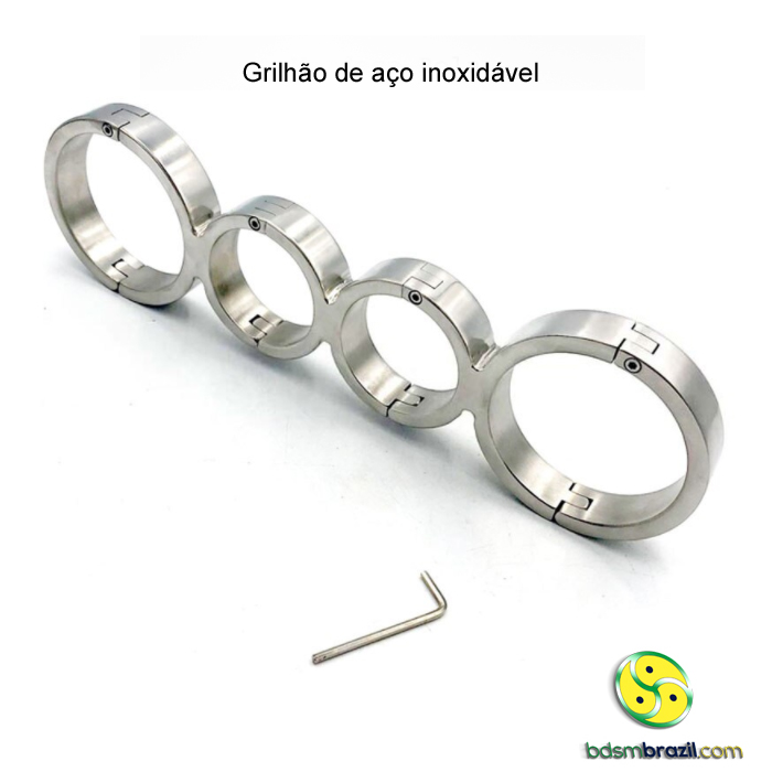 Grilhão de aço inoxidável