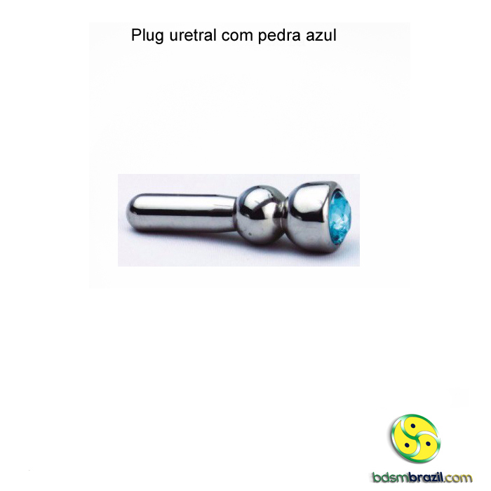 Plug uretral com pedra rosa