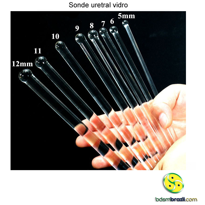 Sonda uretral vidro