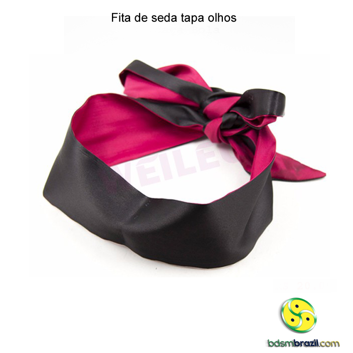 Fita de seda tapa olhos