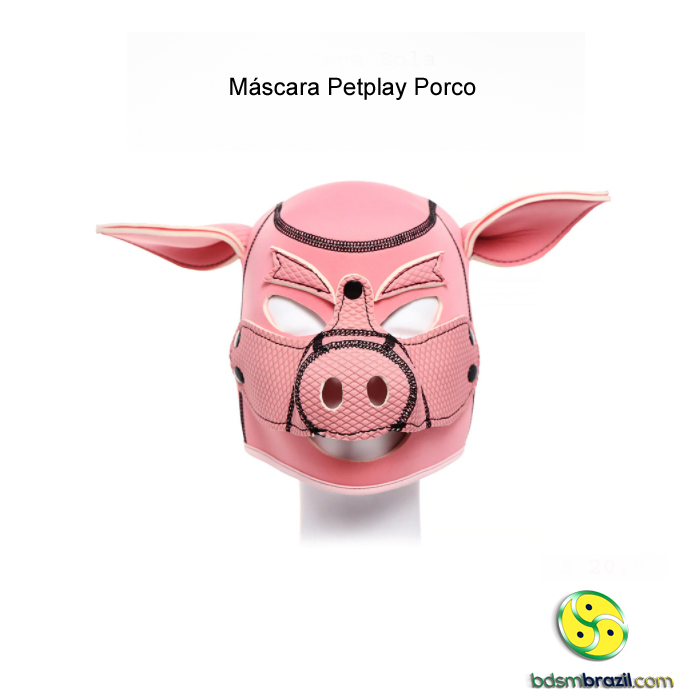 Máscara Petplay Porco
