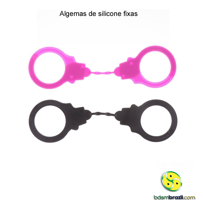 Algemas de silicone fixas