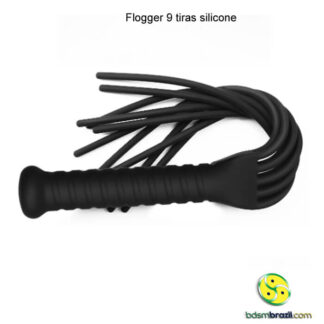 Flogger 9 tiras silicone
