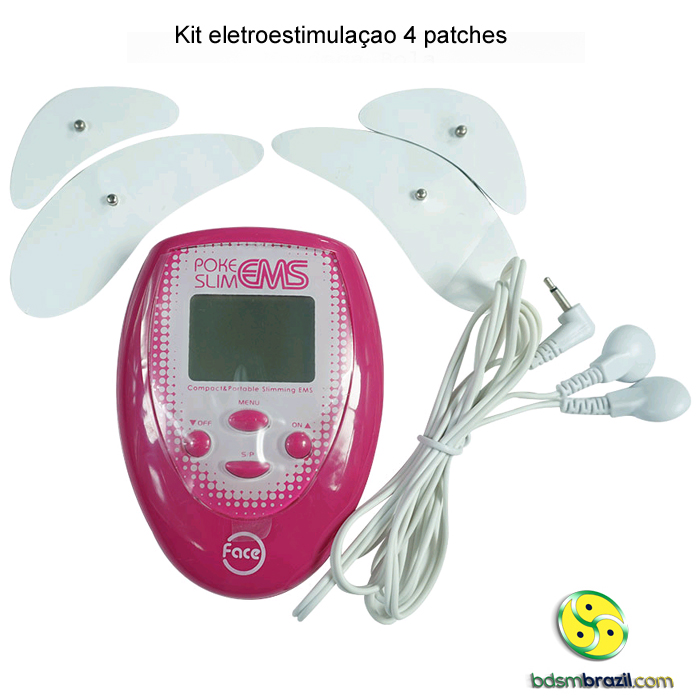 Kit eletroestimulaçao 4 patches mamilos