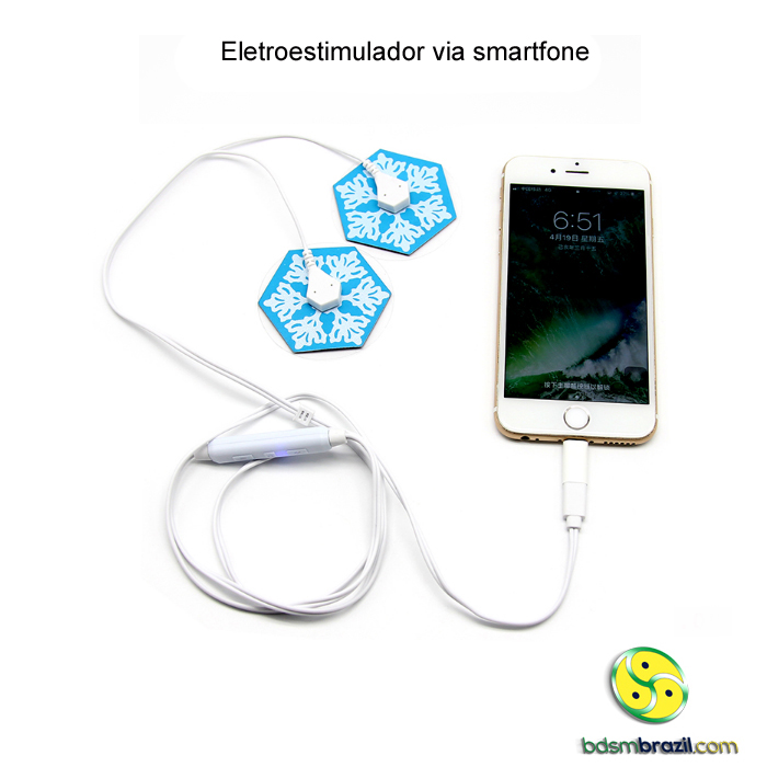 Eletoestimulador via smartfone