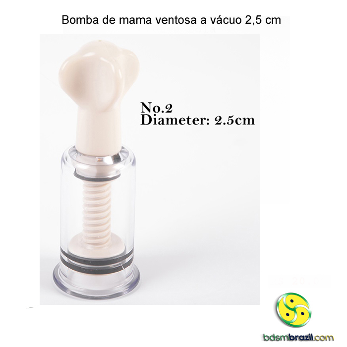 Bomba de mama ventosa a vácuo 1,8 cm